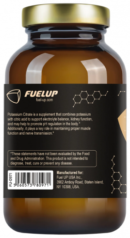 FuelUp Potassium Citrate, 120 капсул