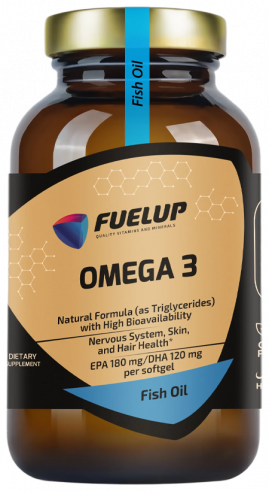 FuelUp Omega-3 1000 mg, 180 капсул