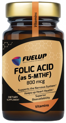 FuelUp Folic Acid, 120 таблеток
