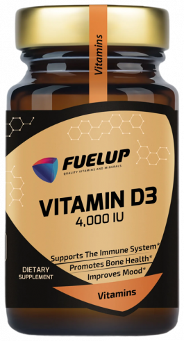FuelUp Vitamin D3, 120 капсул