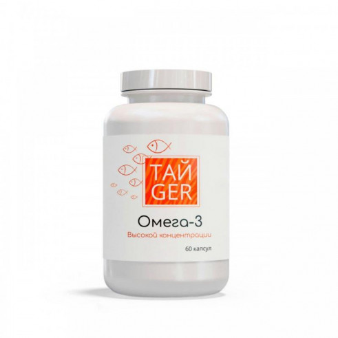 ТАЙGER Omega-3 1620mg, 60 капс