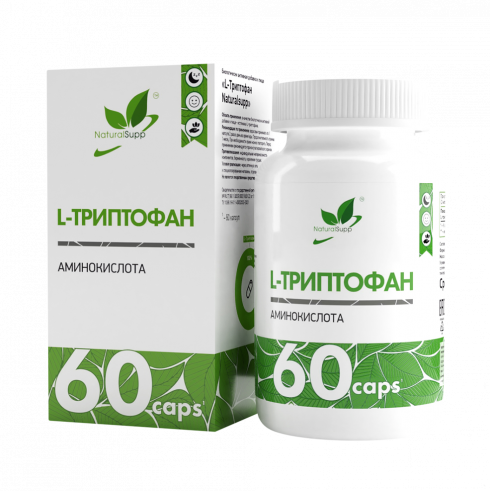 Natural Supp L-Tryptophan, 60 капсул