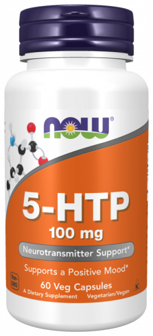 NOW 5-HTP 100 mg, 60 капсул