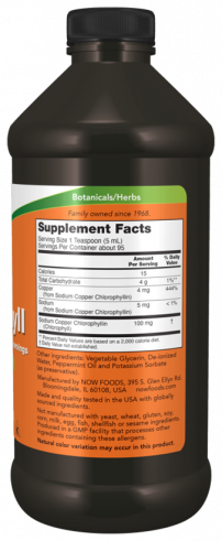 NOW Liquid Chlorophyll, 473 мл