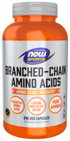 NOW Branched Chain Amino Acids, 240 капсул