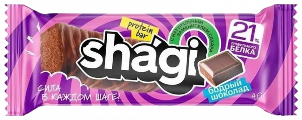 ProteinRex Протеиновый батончик Shagi, 40 грамм
