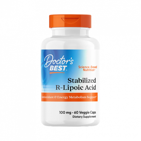 Doctor's Best Stabilized R-Lipoic Acid, Липоевая кислота, 60 капсул