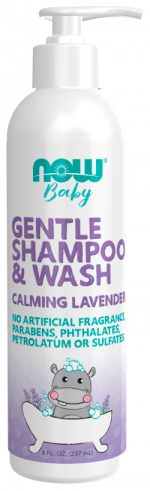 NOW Gentle Baby Shampoo &amp; Wash, Calming Lavender, 237 мл