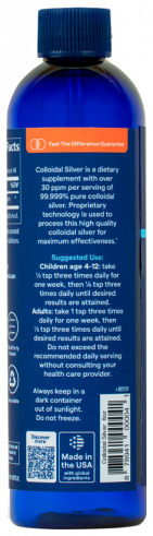 Trace Minerals Colloidal Silver 30 ppm, 237 мл