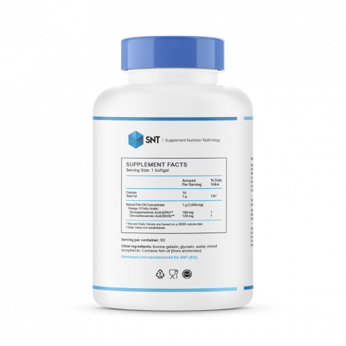 SNT Omega-3 Regular, Омега-3 Регулар, 90 капсул