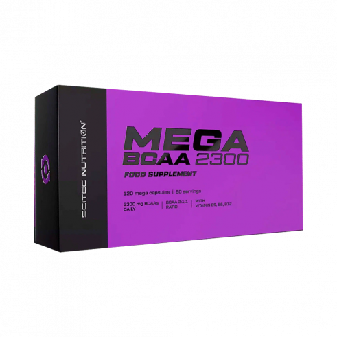 Scitec Nutrition Mega BCAA 2300, Мега БЦАА 2300, 120 капсул