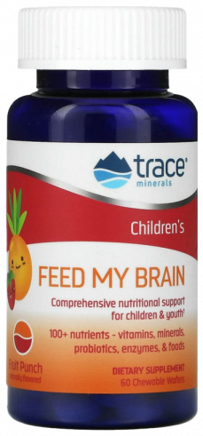 Trace Minerals Feed My Brain, 60 таблеток