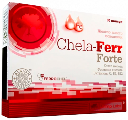Olimp Labs Chela Ferr Forte, Хела Ферр Форте, 60 капсул