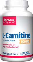 Jarrow Formulas L-Carnitine 500 mg, 100 капсул
