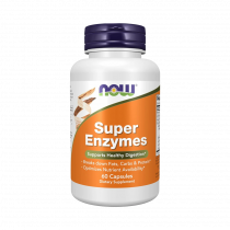 NOW Super Enzymes, Супер Энзимы, 60 капсул