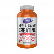 NOW Kre-Alkalyn Creatine 750 mg, 240 капсул
