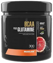Maxler BCAA + Glutamine, БЦАА + Глютамин, 300 грамм