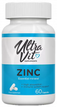 ULTRAVIT Zinc, Цинк, 60 капсул
