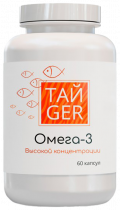 ТАЙGER Omega-3 1620 mg, 60 капсул