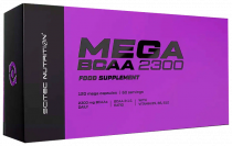 Scitec Nutrition Mega BCAA 2300, Мега БЦАА 2300, 120 капсул